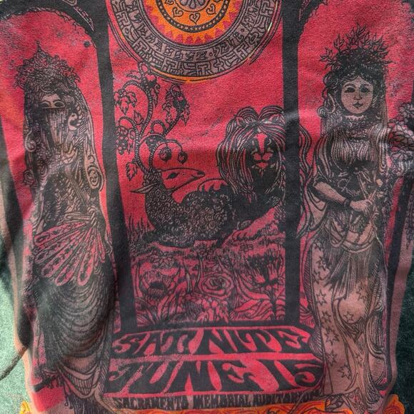 The Doors June 15 Tee in Black Acid Wash Size Small New without Tag - Picture 3 of 5